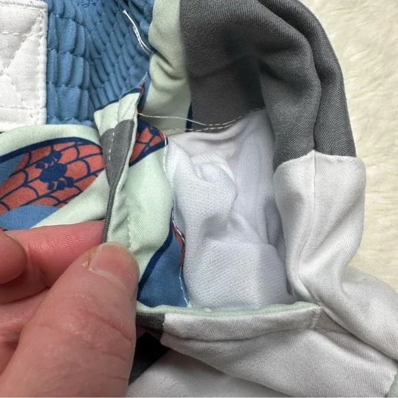 Disney Spider-Man Swimsuit 2 Pc Blue & White Size 6 - Picture 12 of 16